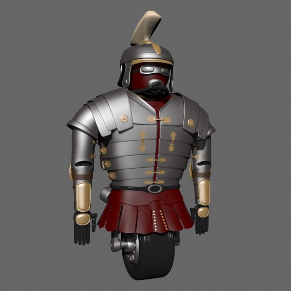 3ds max robot character - Robot Centurion (RP-1) by Tschirner